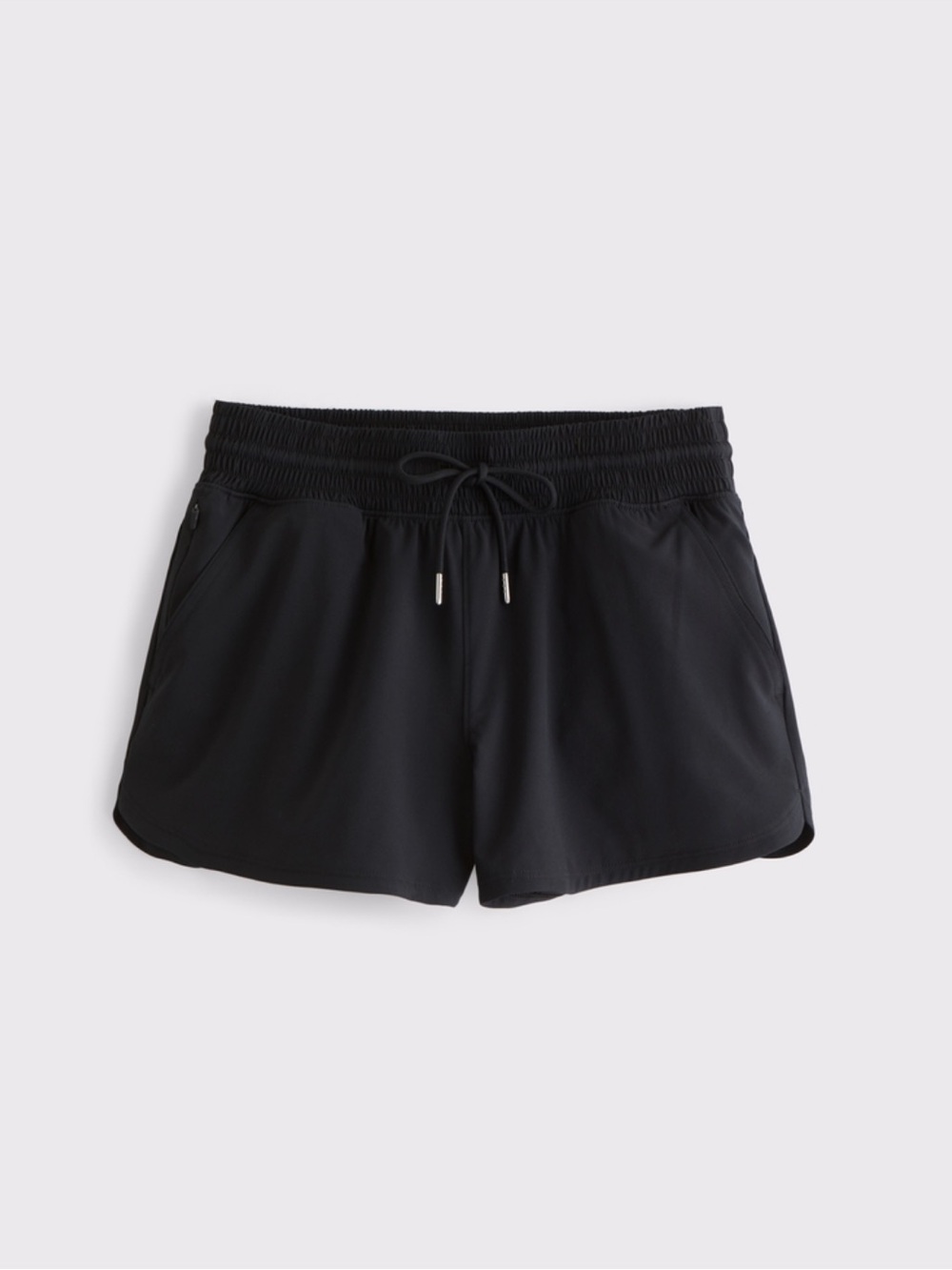 Abercrombie & Fitch motionTEK lined Black Women's Athletic Shorts